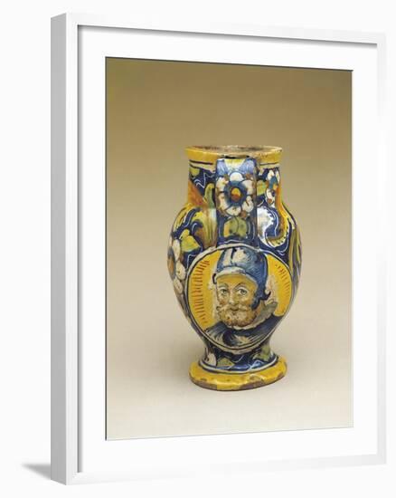 Close-Up of an Apothecary Jar, Venice, Veneto, Italy-null-Framed Giclee Print