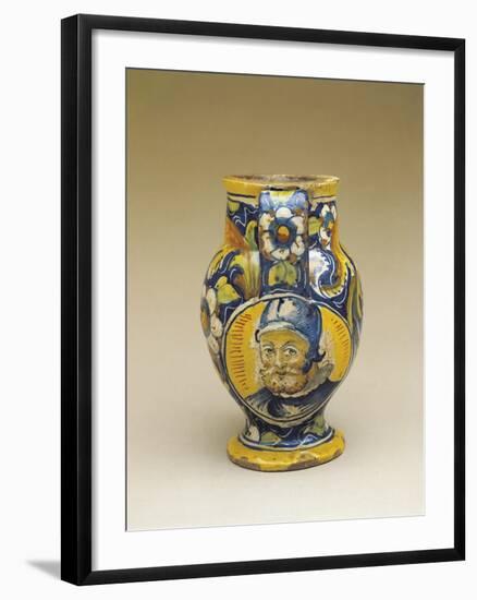 Close-Up of an Apothecary Jar, Venice, Veneto, Italy-null-Framed Giclee Print