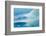 Close up of blue ice in the fjord of Narsarsuaq, Greenland-Keren Su-Framed Photographic Print