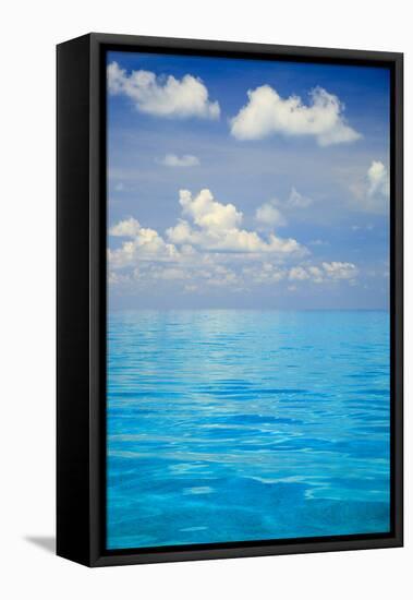 Close-up of blue tropical water, Bahamas.-Stuart Westmorland-Framed Premier Image Canvas