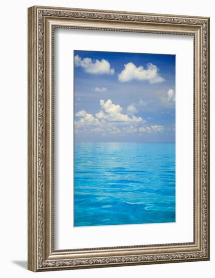 Close-up of blue tropical water, Bahamas.-Stuart Westmorland-Framed Photographic Print