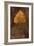 Close Up of Brown Autumn Or Winter Leaf of Ivy Or Hedera Helix Lying On Tarnished Metal-Den Reader-Framed Photographic Print