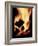 Close-up of Campfire at Night-John Coletti-Framed Photographic Print