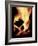 Close-up of Campfire at Night-John Coletti-Framed Photographic Print