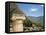 Close-Up of Capital on a Column with Hills in the Background, at Delphi, Greece-Ken Gillham-Framed Premier Image Canvas