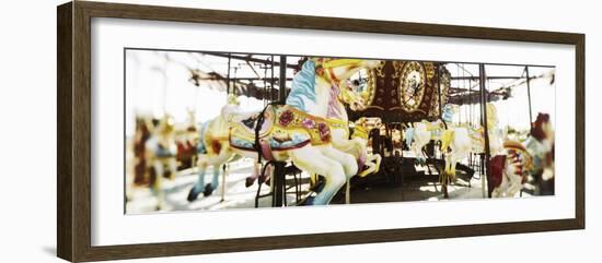 Close-Up of Carousel Horses, Coney Island, Brooklyn, New York City, New York State, USA-null-Framed Photographic Print