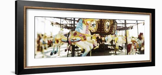 Close-Up of Carousel Horses, Coney Island, Brooklyn, New York City, New York State, USA-null-Framed Photographic Print