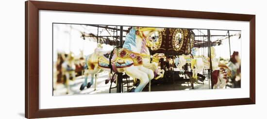 Close-Up of Carousel Horses, Coney Island, Brooklyn, New York City, New York State, USA-null-Framed Photographic Print