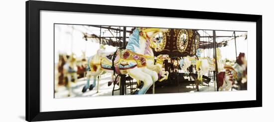 Close-Up of Carousel Horses, Coney Island, Brooklyn, New York City, New York State, USA-null-Framed Photographic Print