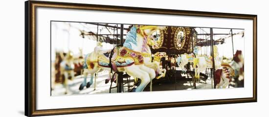 Close-Up of Carousel Horses, Coney Island, Brooklyn, New York City, New York State, USA-null-Framed Photographic Print