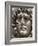 Close-Up of Carved Head, Didyma, Anatolia, Turkey, Eurasia-Christina Gascoigne-Framed Photographic Print