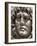 Close-Up of Carved Head, Didyma, Anatolia, Turkey, Eurasia-Christina Gascoigne-Framed Photographic Print