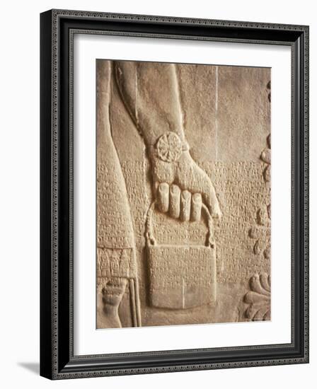 Close up of Carved Relief, Nimrud, Iraq, Middle East-Nico Tondini-Framed Photographic Print