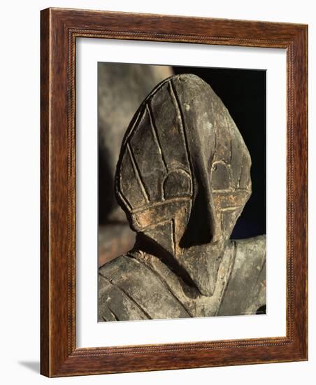 Close-Up of Carving, Vinca Culture, Belgrade Museum, Serbia-Adam Woolfitt-Framed Photographic Print