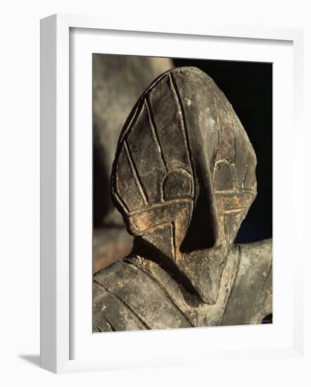 Close-Up of Carving, Vinca Culture, Belgrade Museum, Serbia-Adam Woolfitt-Framed Photographic Print