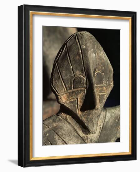 Close-Up of Carving, Vinca Culture, Belgrade Museum, Serbia-Adam Woolfitt-Framed Photographic Print