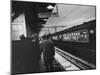 Close Up of Chicago North Shore Railroad Commuters-Francis Miller-Mounted Photographic Print