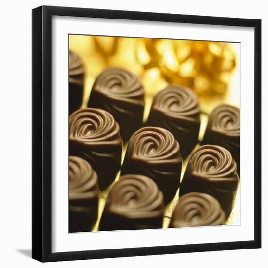 Close-up of Chocolates-John Miller-Framed Photographic Print