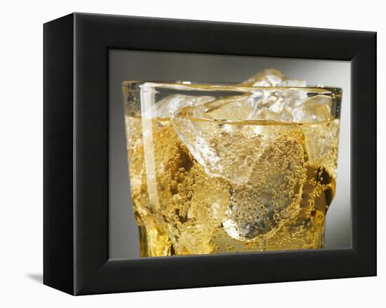 Close-up of Cider on Ice-Steve Lupton-Framed Premier Image Canvas