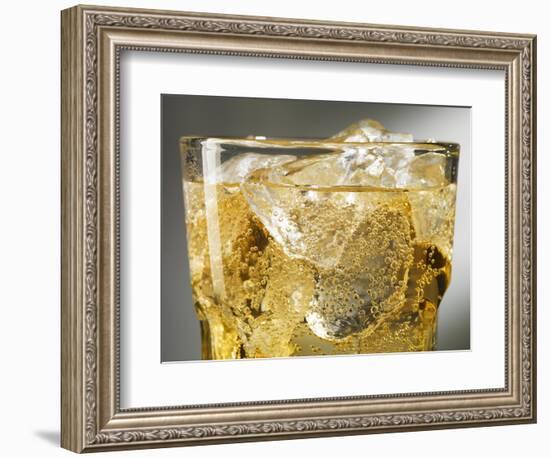 Close-up of Cider on Ice-Steve Lupton-Framed Photographic Print