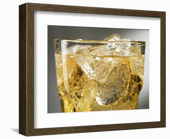 Close-up of Cider on Ice-Steve Lupton-Framed Photographic Print