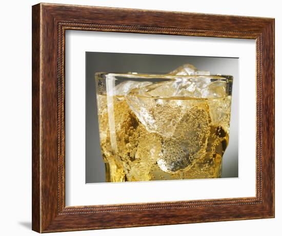 Close-up of Cider on Ice-Steve Lupton-Framed Photographic Print