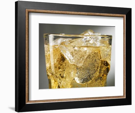 Close-up of Cider on Ice-Steve Lupton-Framed Photographic Print