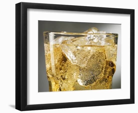 Close-up of Cider on Ice-Steve Lupton-Framed Photographic Print