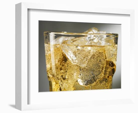 Close-up of Cider on Ice-Steve Lupton-Framed Photographic Print