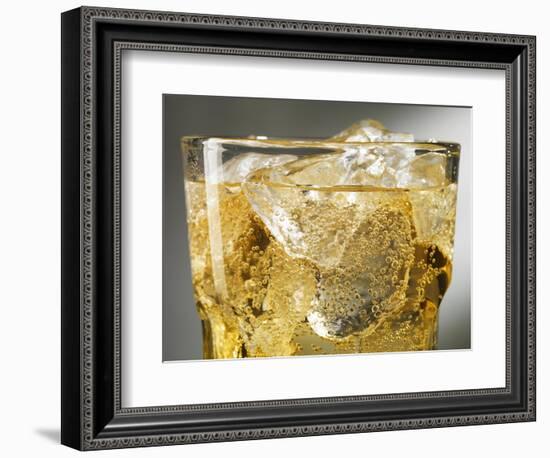 Close-up of Cider on Ice-Steve Lupton-Framed Photographic Print