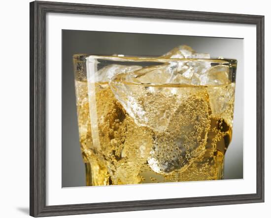 Close-up of Cider on Ice-Steve Lupton-Framed Photographic Print