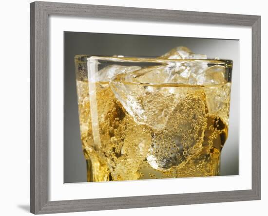 Close-up of Cider on Ice-Steve Lupton-Framed Photographic Print