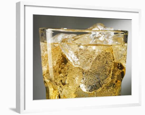 Close-up of Cider on Ice-Steve Lupton-Framed Photographic Print