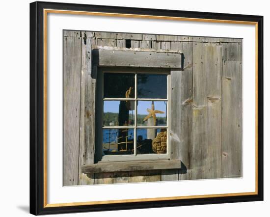 Close up of Clam Shack, Mystic Seaport Maritime Museum, Connecticut, USA-Fraser Hall-Framed Photographic Print