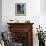 Close-up of Coffee Plant and Beans, Lago Atitlan (Lake Atitlan) Beyond, Guatemala, Central America-Aaron McCoy-Framed Photographic Print displayed on a wall