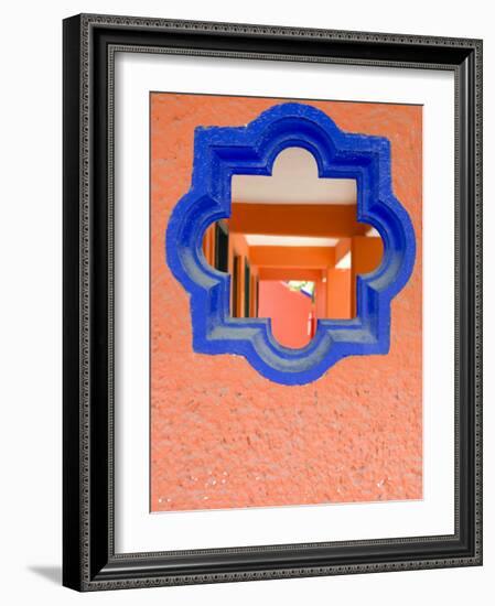 Close Up of Concrete Walls at the Del Mar Hotel in Playa Del Carmen, Mexico-Dan Bannister-Framed Photographic Print