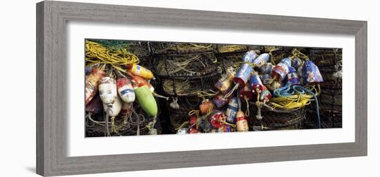 Close-up of Crab Pots, Humboldt County, California, USA-null-Framed Photographic Print