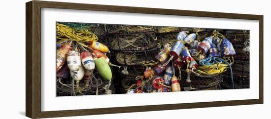 Close-up of Crab Pots, Humboldt County, California, USA-null-Framed Photographic Print