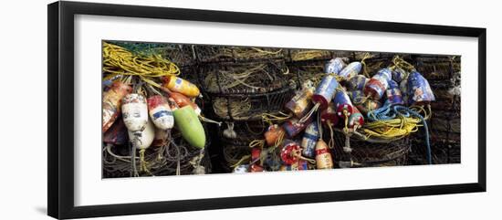 Close-up of Crab Pots, Humboldt County, California, USA-null-Framed Photographic Print