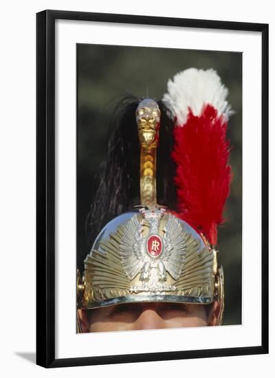 Close Up of Cuirassier's Helmet-null-Framed Giclee Print