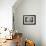 Close-up of dandelion seed with dew drops, Glenview, Illinois, USA-Panoramic Images-Framed Photographic Print displayed on a wall