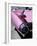 Close-Up of Fin and Lights on a Pink Cadillac Car-Mark Chivers-Framed Photographic Print