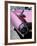 Close-Up of Fin and Lights on a Pink Cadillac Car-Mark Chivers-Framed Photographic Print