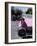 Close-Up of Fin and Lights on a Pink Cadillac Car-Mark Chivers-Framed Photographic Print