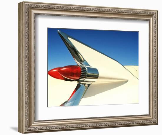 Close-up of Fin and Taillight on Classic Car-Bill Bachmann-Framed Photographic Print