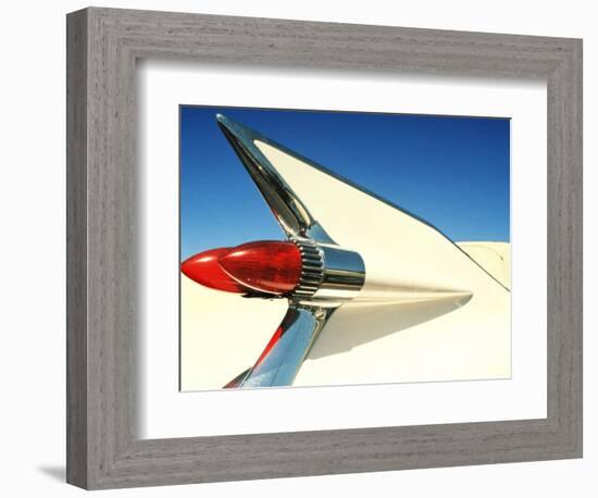 Close-up of Fin and Taillight on Classic Car-Bill Bachmann-Framed Photographic Print