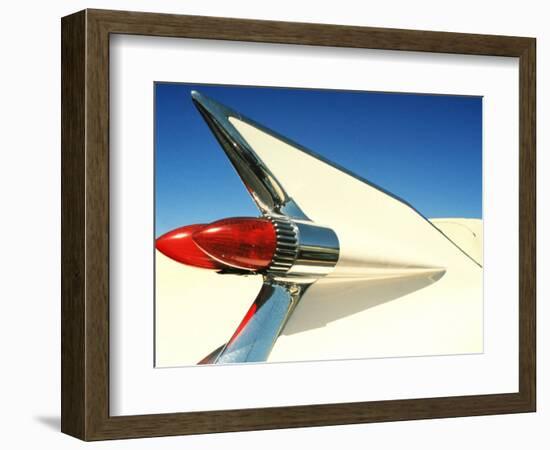 Close-up of Fin and Taillight on Classic Car-Bill Bachmann-Framed Photographic Print