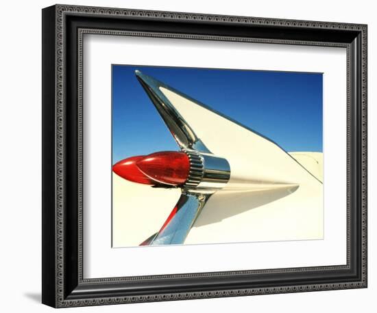 Close-up of Fin and Taillight on Classic Car-Bill Bachmann-Framed Photographic Print
