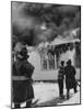 Close-Up of Fire at Cleveland Hill School-Grey Villet-Mounted Photographic Print