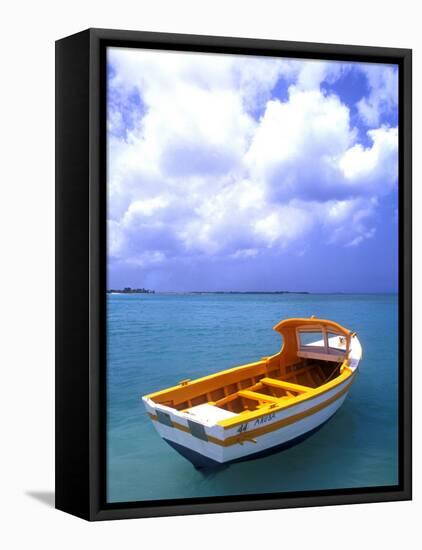 Close-up of Fishing Boat, Aruba-Bill Bachmann-Framed Premier Image Canvas